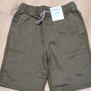 Cat & Jack Olive Green Drawstring Boys' Shorts